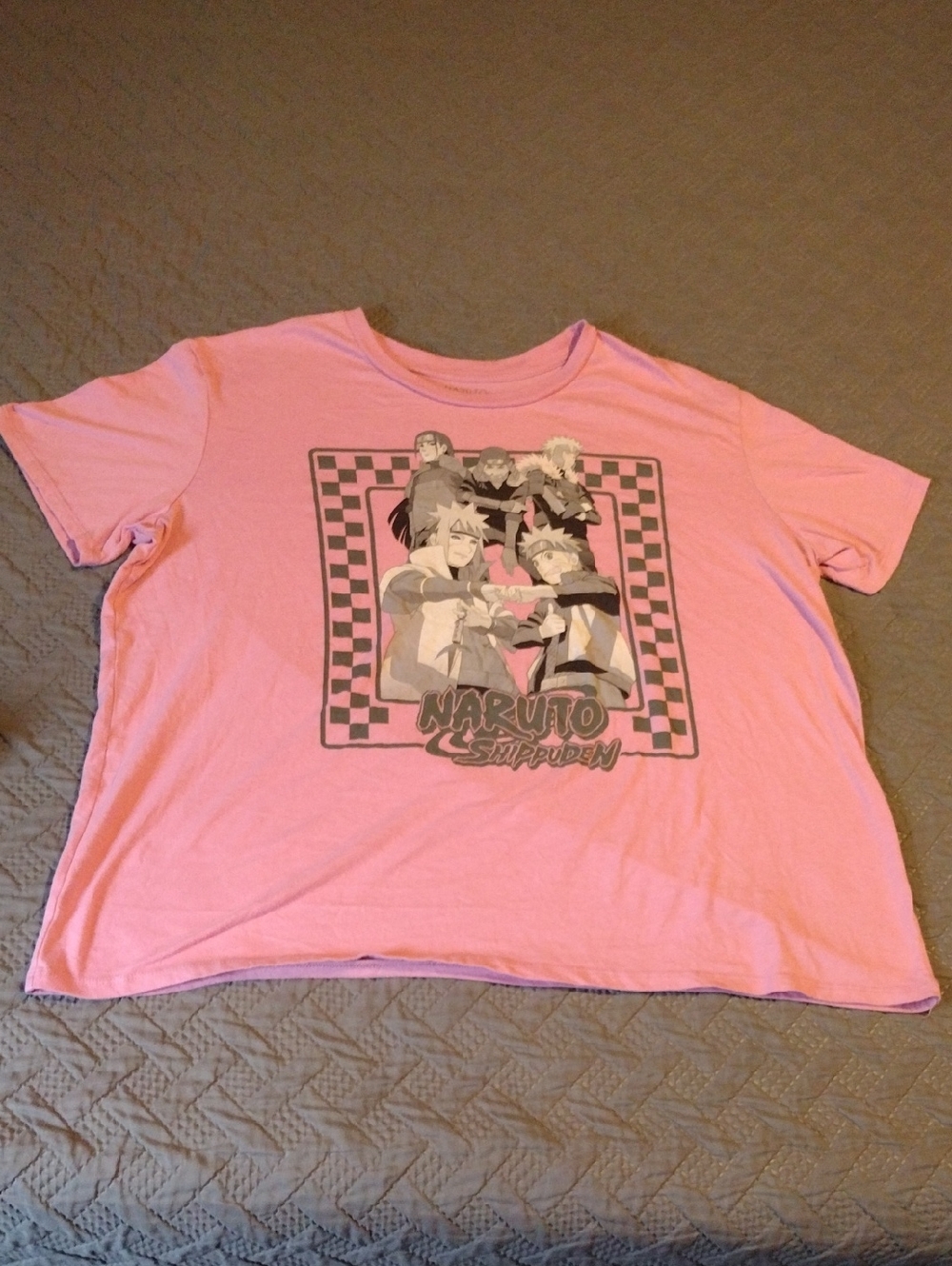 Naruto Shippuden Collection Pink Graphic Tee for Kids